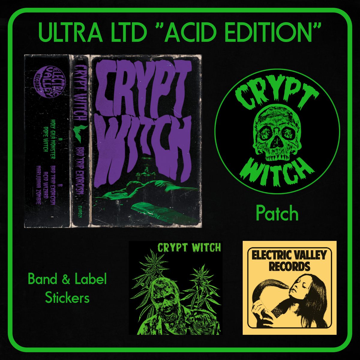 CRYPT WITCH - BAD TRIP EXORCISM Ultra LTD "Acid Edition"