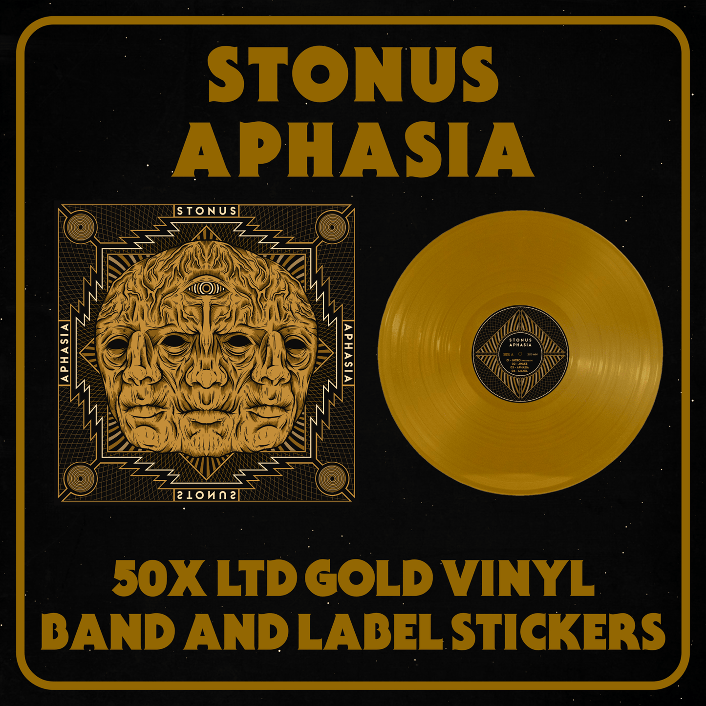 STONUS - APHASIA LTD Gold Vinyl