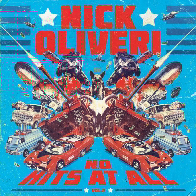 NICK OLIVERI N.O. HITS AT ALL - VOL.2 LTD SPLATTER VINYL