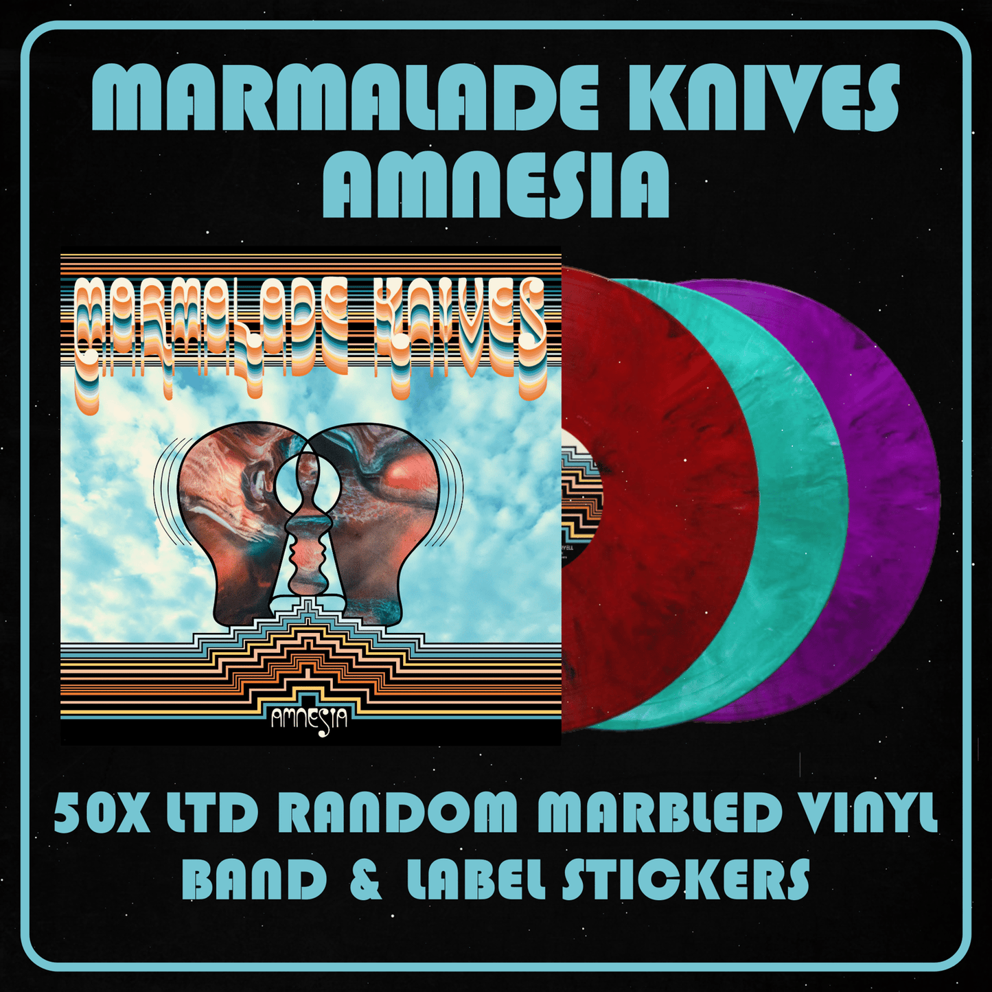 Marmalade Knives - Amnesia LTD Random Marbled Vinyl