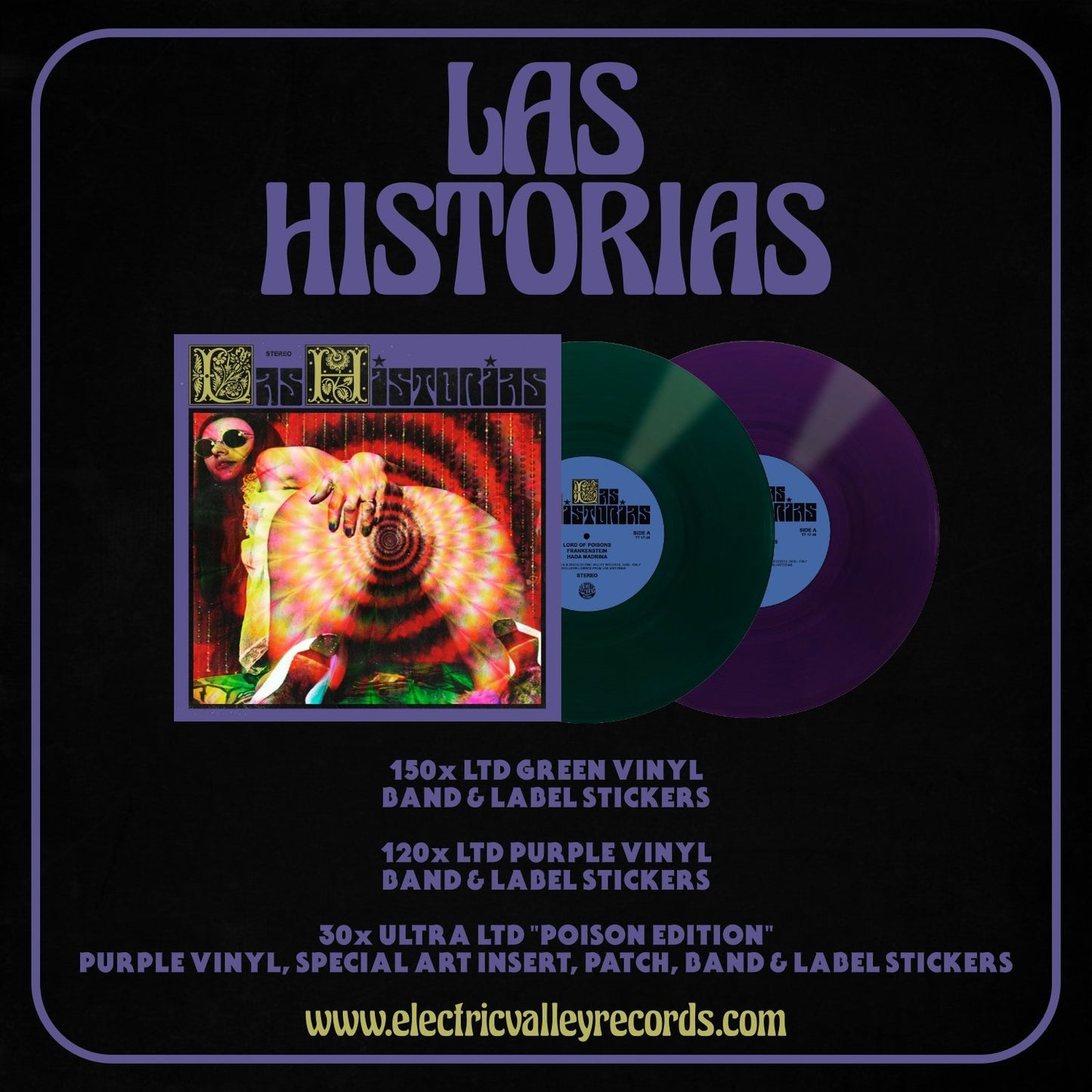 LAS HISTORIAS - S/T LTD PURPLE VINYL (REPRESS)