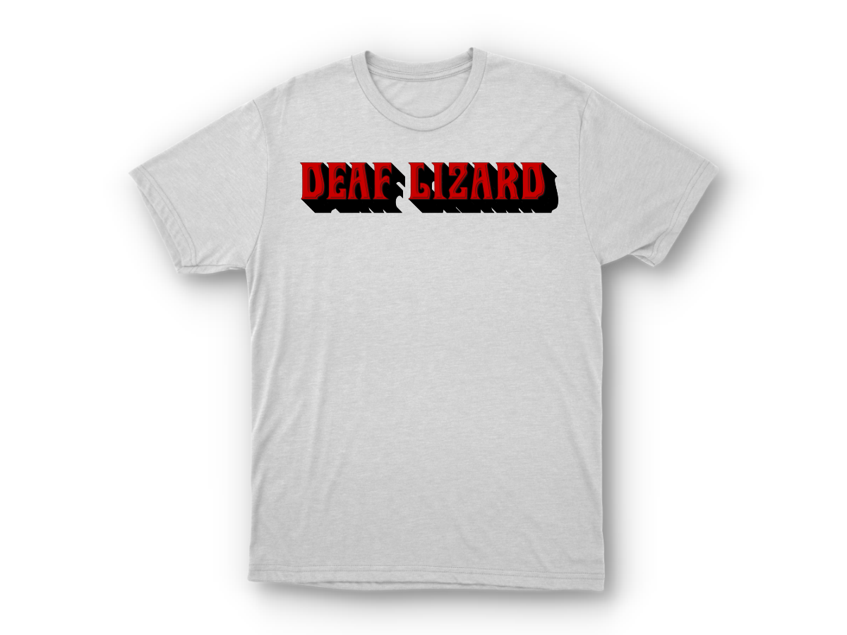 Deaf Lizard white T-shirt
