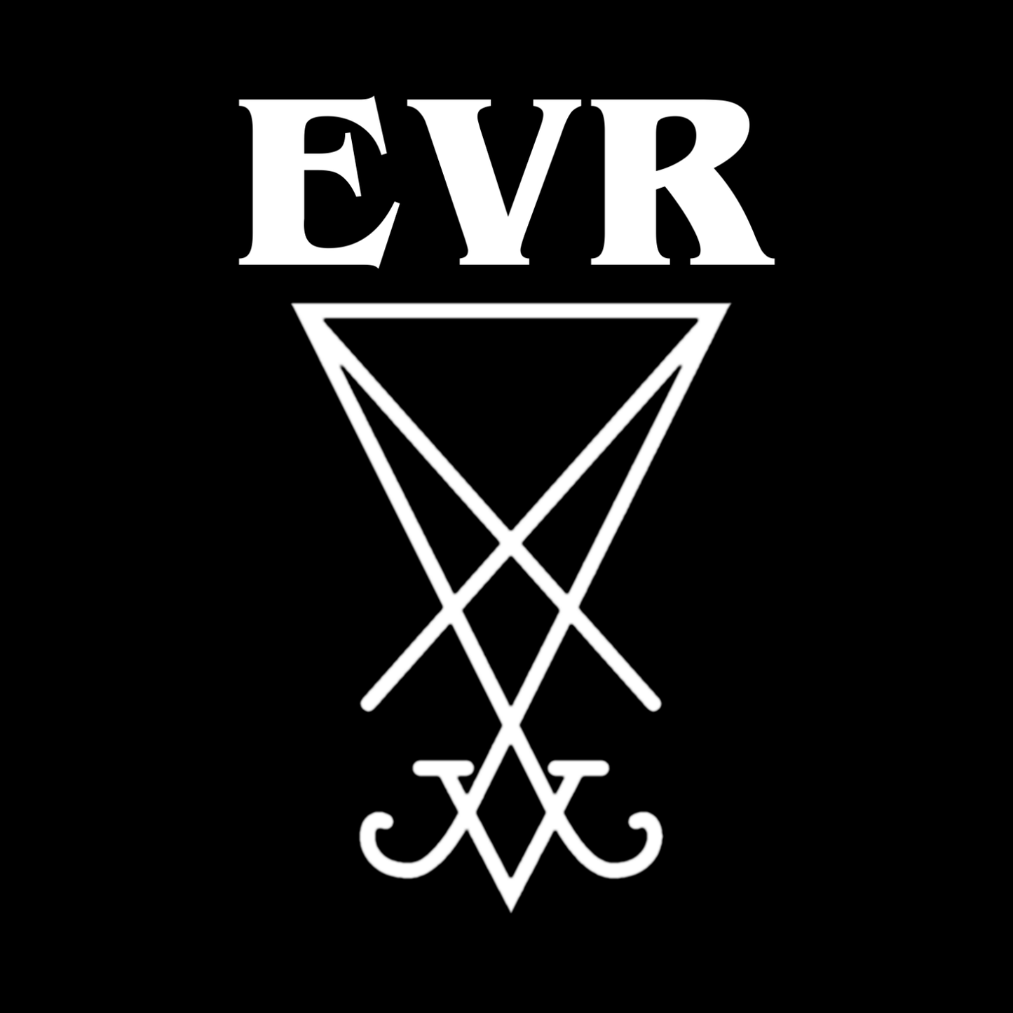 EVR Lucifer sigil black t-shirt