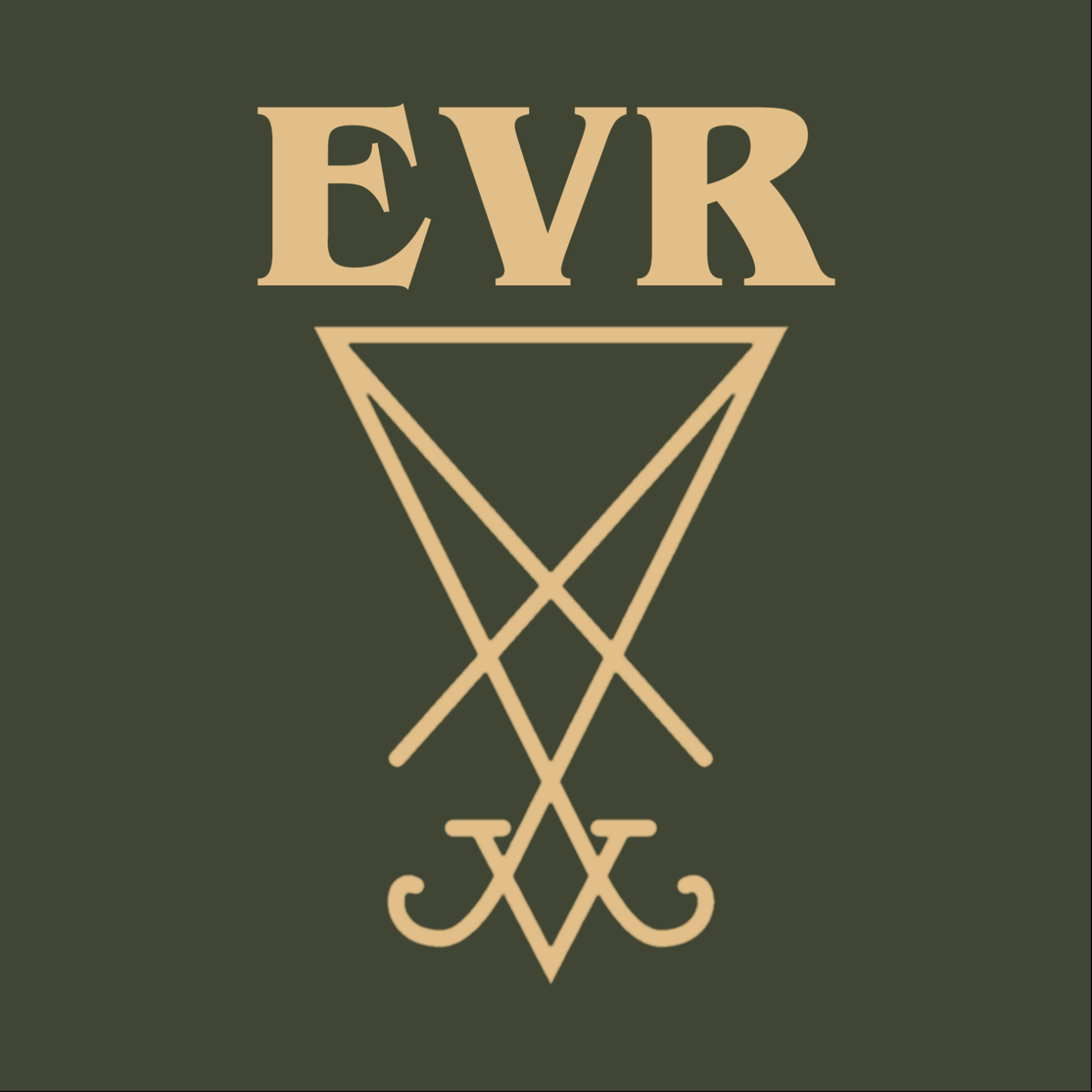 EVR Lucifer sigil Green t-shirt
