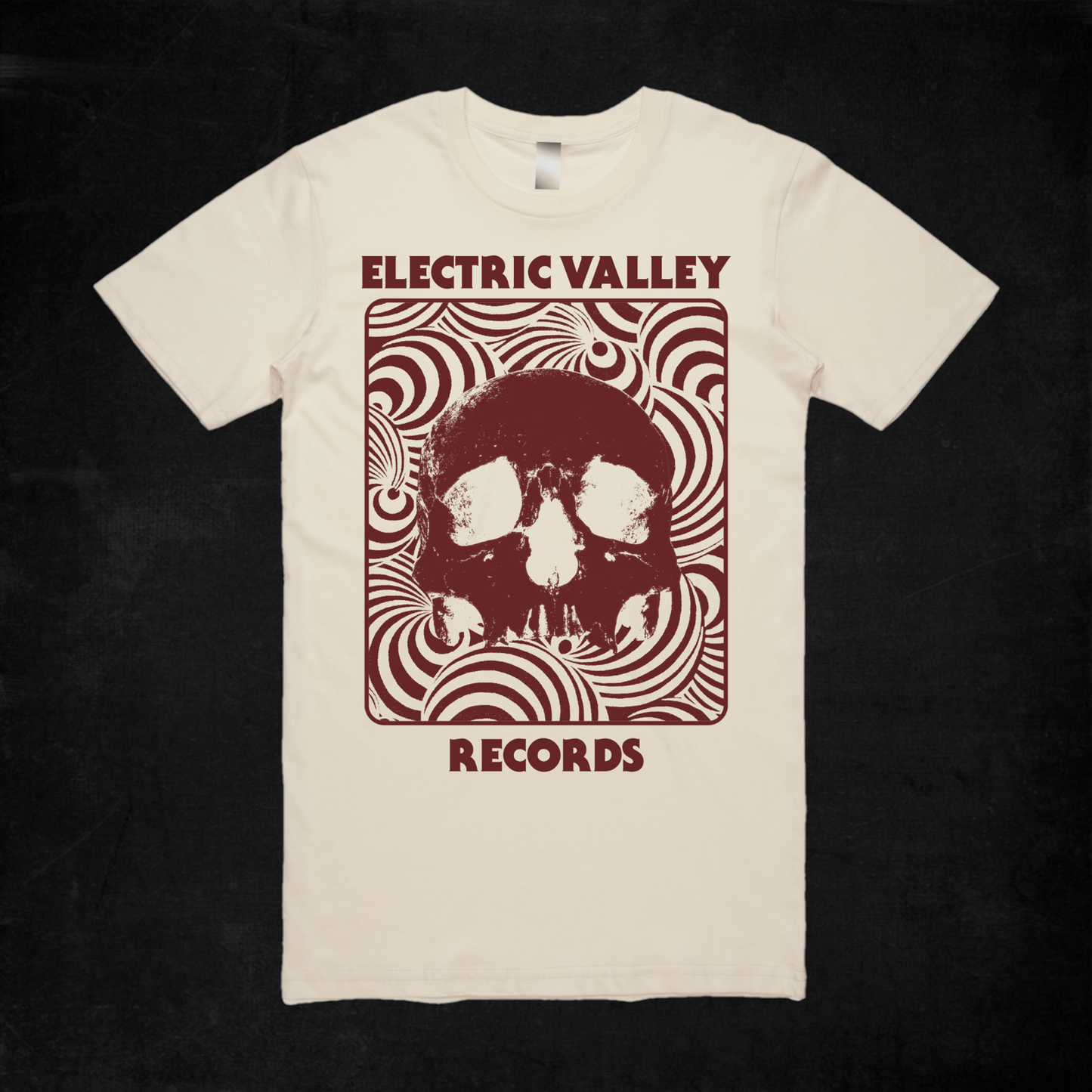 Heavy Psych Skull T-shirt (red)