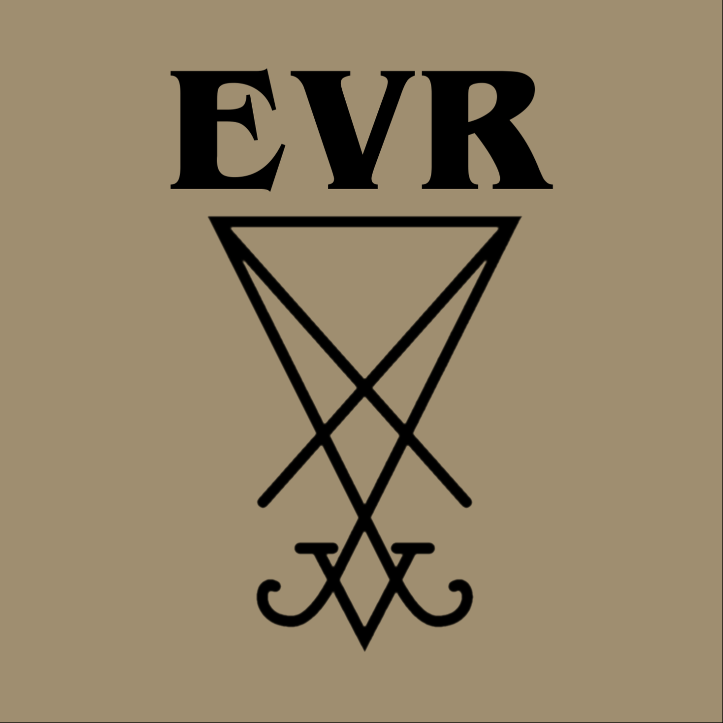 EVR Lucifer sigil Sand t-shirt
