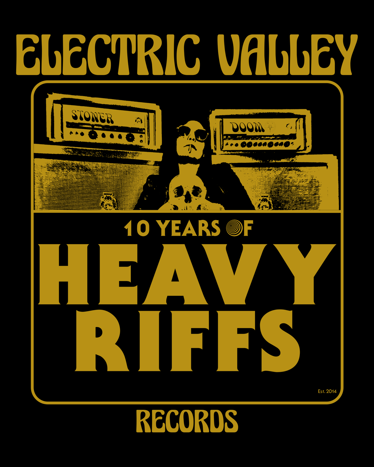 10 Years of Heavy Riffs Tote Bag