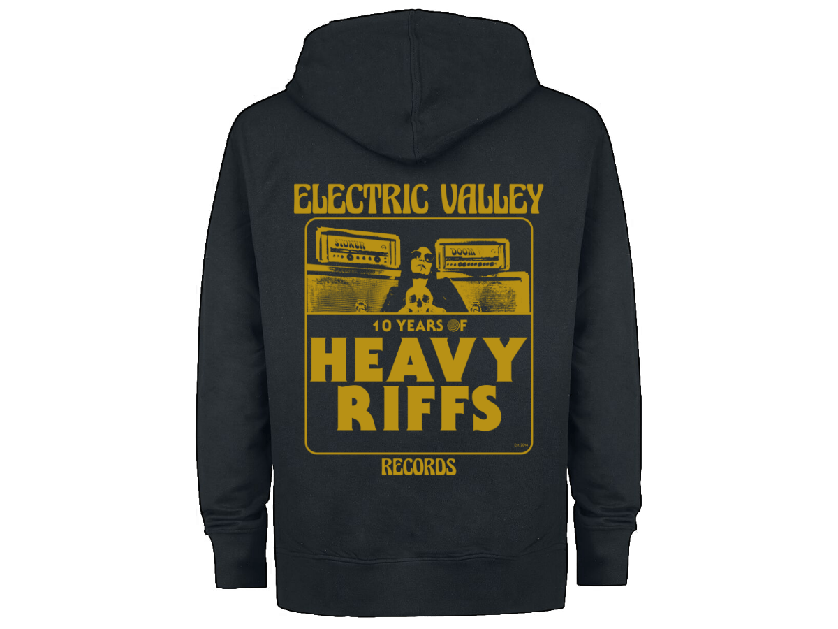 10 Years of Heavy Riffs Zip Hoodie