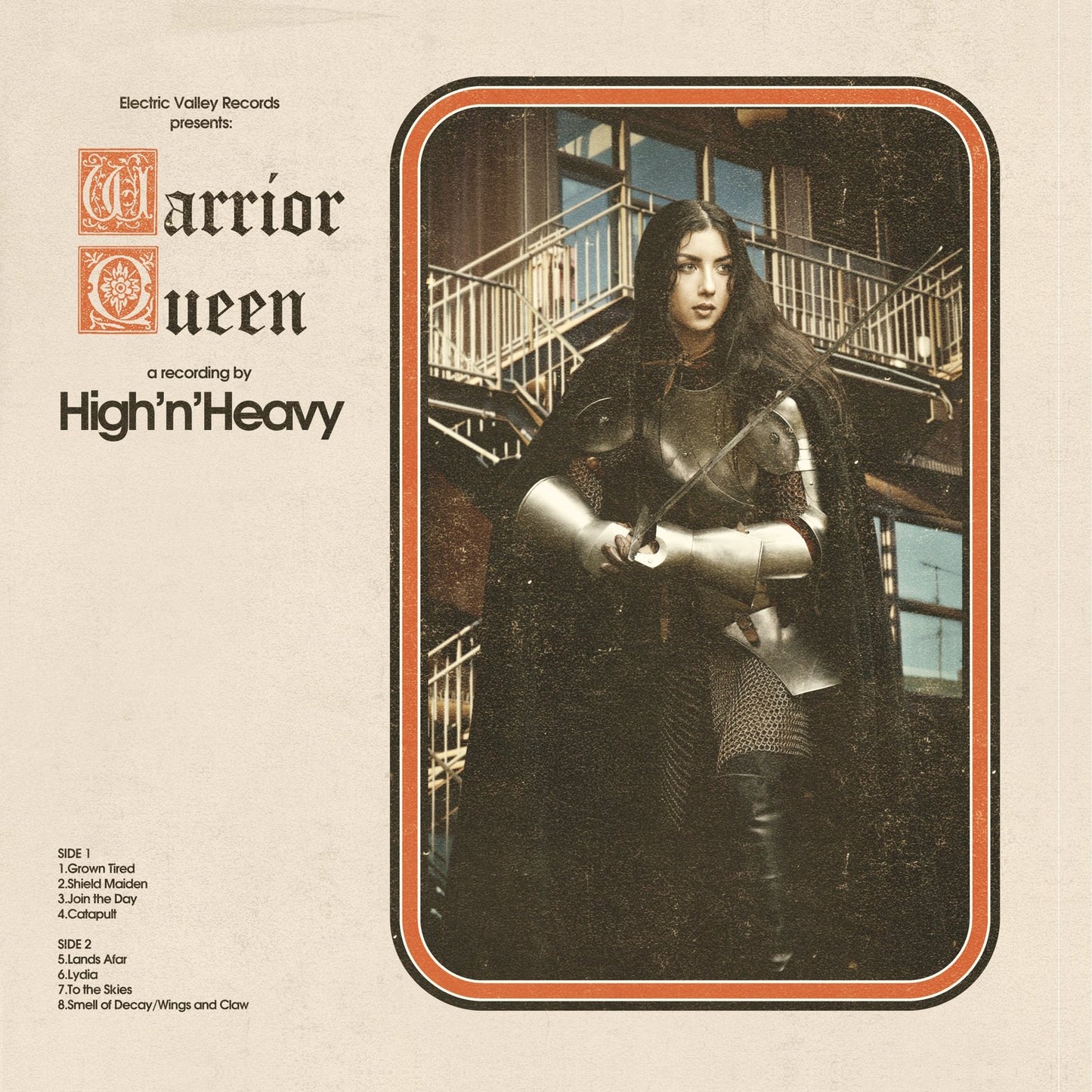 HIGH N' HEAVY - WARRIOR QUEEN Ltd Clear Blue Vinyl