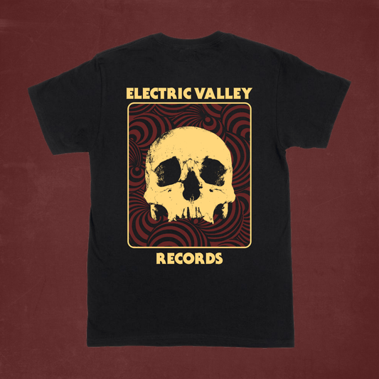 Heavy Psych Skull T-Shirt (red/yellow)
