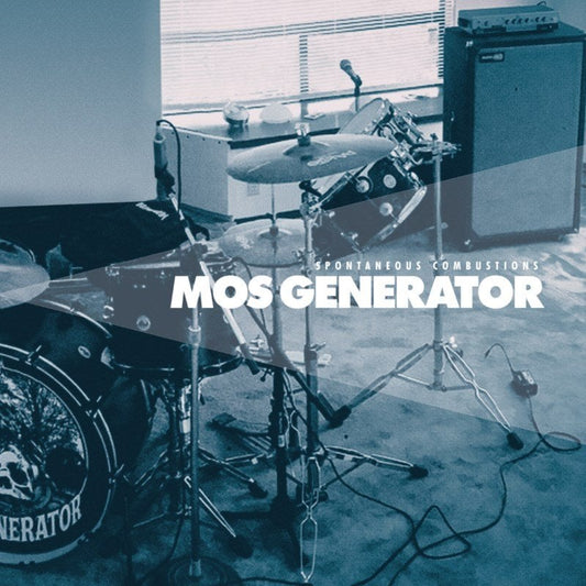 MOS GENERATOR - Spontaneous Combustions white/blue marbled vinyl