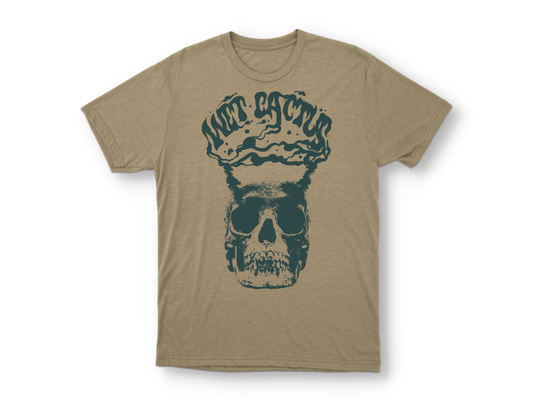 Wet Cactus Smoke Skull Sand T-shirt