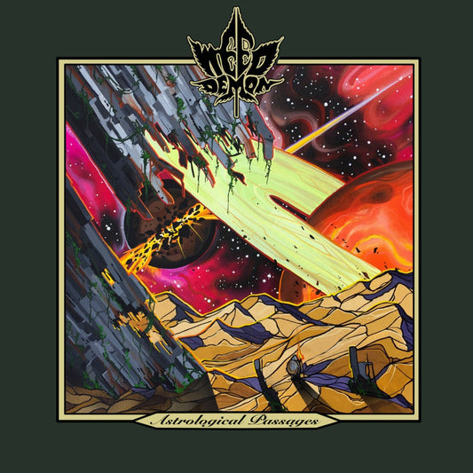 WEED DEMON - ASTROLOGICAL PASSAGES Ltd Marbled Red Vinyl