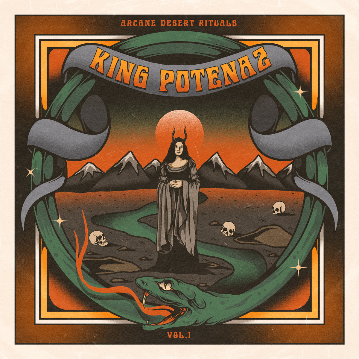 King Potenaz - Arcane Desert Rituals Vol 1 // Majestic Mountain Records