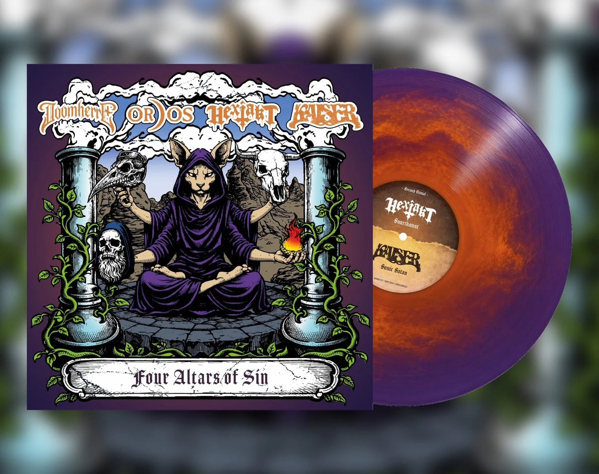 Four Altars of Sin (4-way split) with Kaiser, Doomherre, Hexjakt and Ordos // Majestic Mountain Records