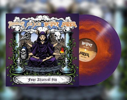 Four Altars of Sin (4-way split) with Kaiser, Doomherre, Hexjakt and Ordos // Majestic Mountain Records