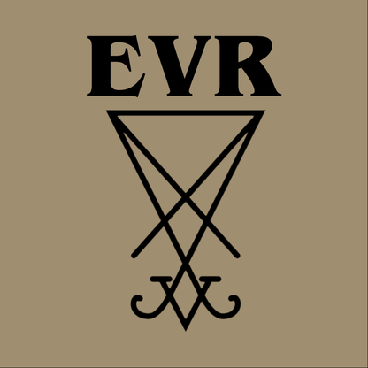 EVR Lucifer sigil Sand t-shirt