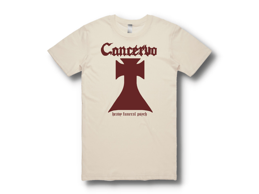 Cancervo Natural/Red T-shirt