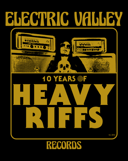 10 Years of Heavy Riffs Zip Hoodie