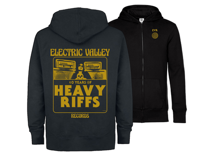 10 Years of Heavy Riffs Zip Hoodie